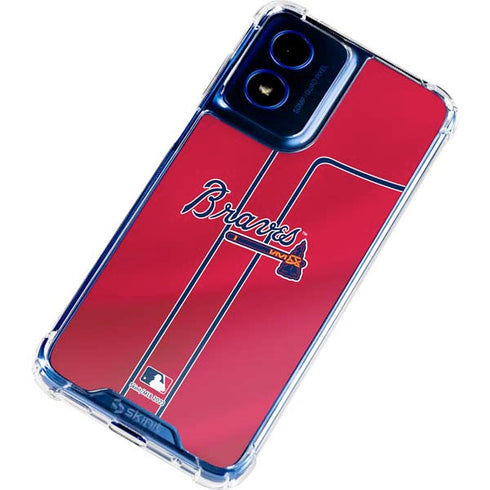 MLB Atlanta Braves Alternate/Away Jersey Moto G 5G (2024) Clear Case